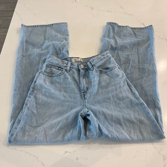 Madewell Superwide-Leg Jeans in Ahern Wash: Airy Denim Edition size 23 - Picture 5 of 13